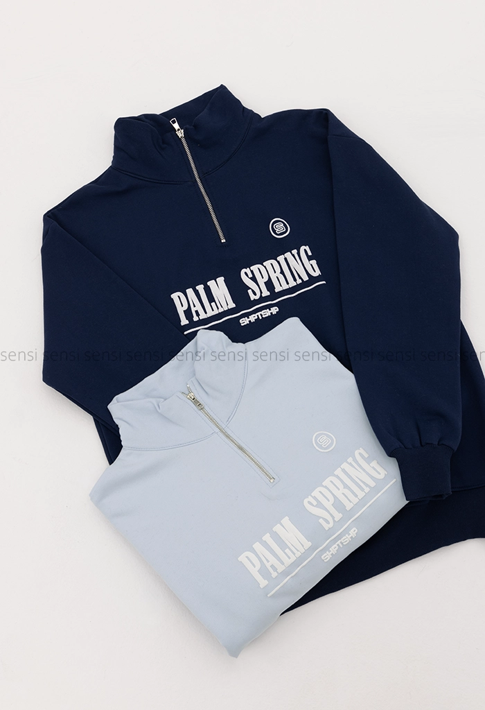 دورس نیم زیپ چاپ پفکی کد1005154